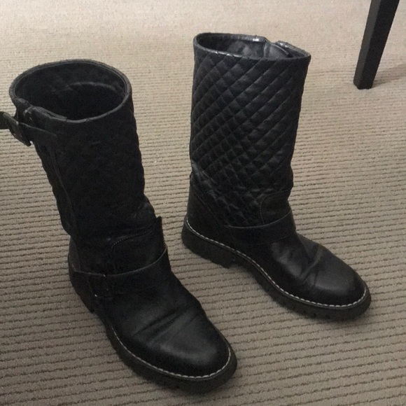 Chanel Biker Boots - Picture 1 of 3